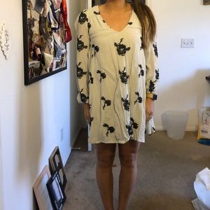 Free people size XS blue long sleeve dress.